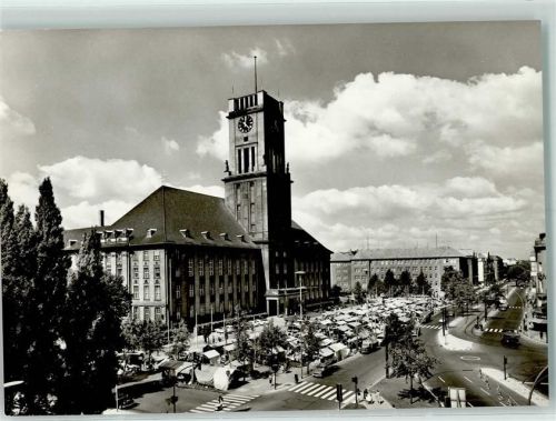 Schöneberg Schöneberger Rathaus Marktszene