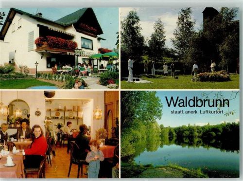 Hintermeilingen Rückseite mit Abschürfungen bzw Kleberesten Pension Lindencafe