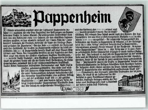 Pappenheim Chronik Neues Schloß Burg