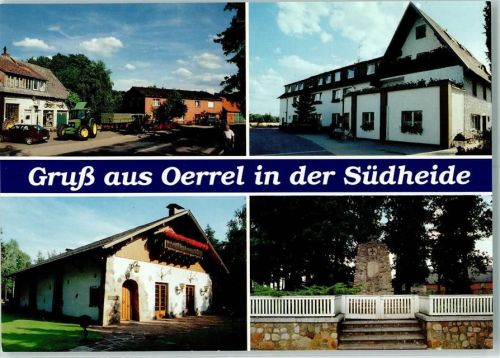 Oerrel Rückseite mit Abschürfungen bzw Kleberesten