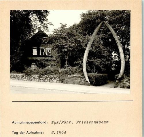 Wyk Foto montiert auf Karton