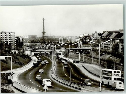 10115 W1000 Halensee FOTO KEINE AK Stadtautobahn Mecklenburgische Straße