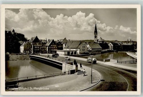 87435 W8960 Kempten (Allgäu) - St. Mangbrücke Oldtimer