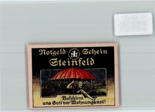 Steinfeld Notgeld 1 Mark