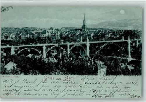 Bern 1898 Kornhausbrücke