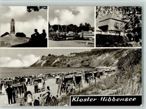 Kloster Leuchtturm Hafen Gerhart-Hauptmann-Gedenkstätte Strand