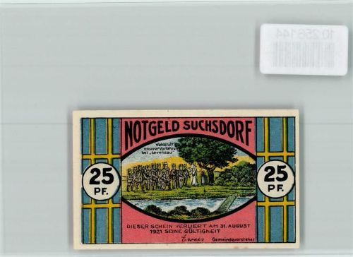 Suchsdorf Notgeld Windmühle
