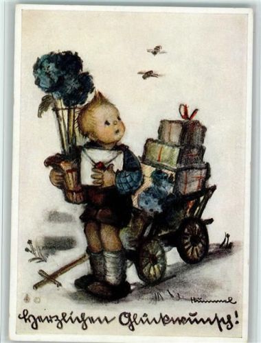 1939 Nr. 5436 Verlag Müller - Glückwunsch , Bienen