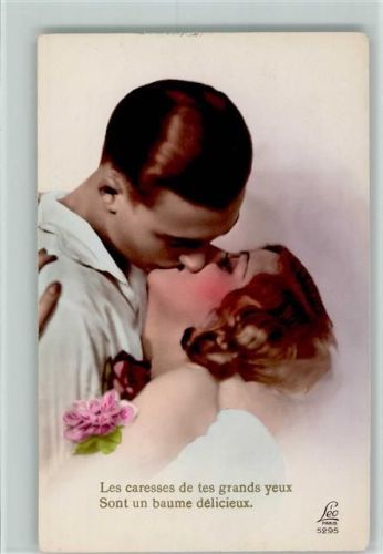 Les caresses de tes grands yeux Sond un Baume délicieux Küssendes Paar Blumen