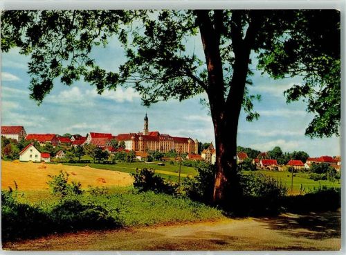 Ochsenhausen Ehem. Reichsabtei Rückseite mit Abschürfungen bzw Kleberesten