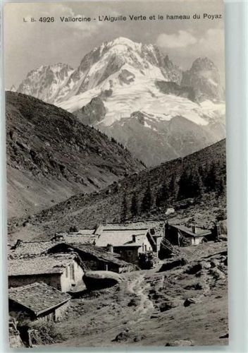 74660 Vallorcine - Les Aiguilles Verte le hameau du Poyaz