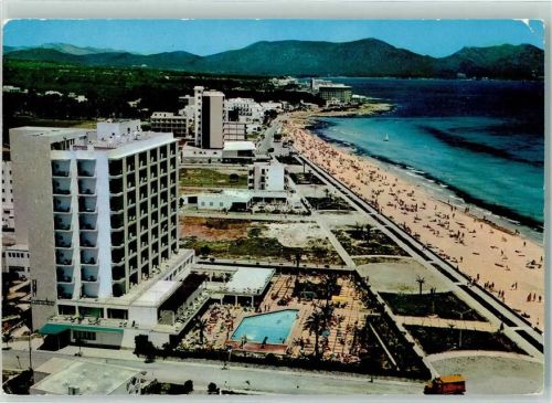 Cala Millor Vista parcial aérea de la playa Fliegeraufnahme