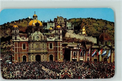 Villa de Guadalupe La Basilica 12. December the day devoted to the Virgin of Guadelupe