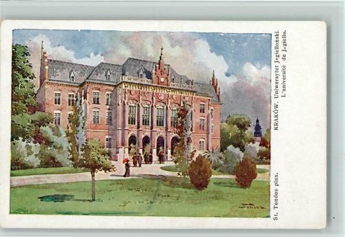 Krakau Uniwersylet Jagiellonski L'Universite de Jagiello sign. St. Tondos