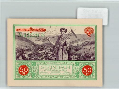Steinbach-Hallenberg Notgeld Dorfstrasse