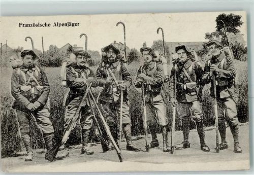 54470 Flirey 1915 - Feldpost WK I Französische Alpenjäger