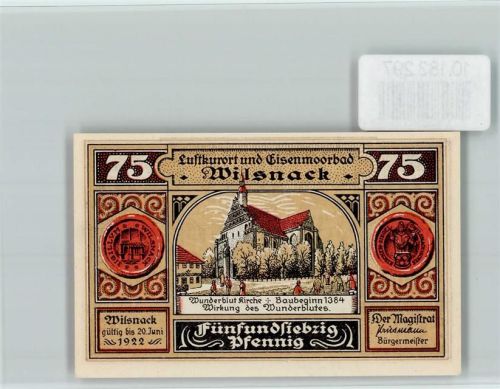 Bad Wilsnack Notgeld Kirche