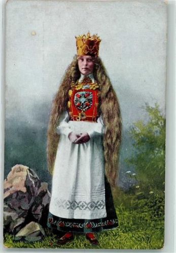 Stavanger Brauttracht AK