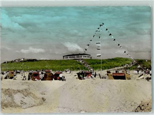 Langeoog Nordseestrand Strandkörbe