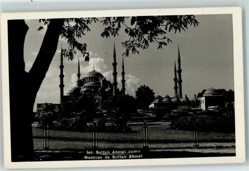 Konstantinopel 1956 Moschee de Sultan Ahmet AK