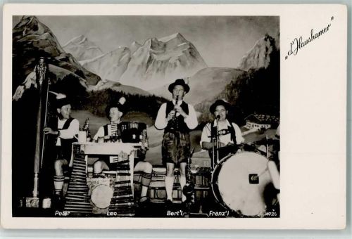 Hausham d'Haushamer Peter Leo Bert'l Franz'l Harfe Ziehharmonika Trommel Klarinette