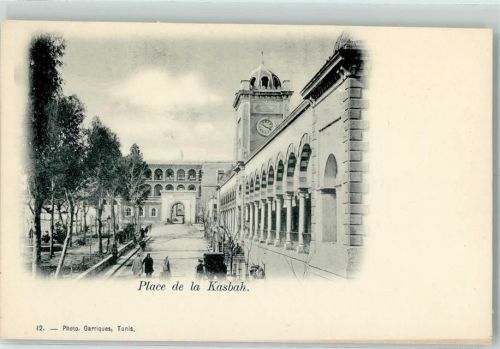 Tunis 1899 Photo Garriques Nr. 12 - Place de la Kasbah AK