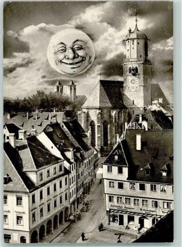 Memmingen Mondgesicht Fliegeraufnahme