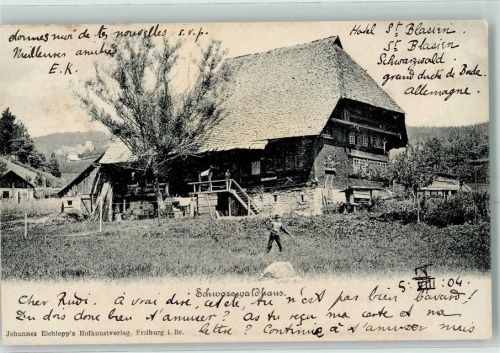 St. Blasien 1904 Schwarzwaldhaus