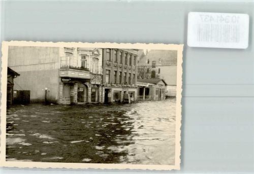 Flensburg Hochwasser Ort handschriftlich