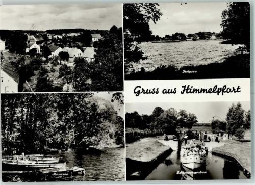 Himmelpfort Stolpsee Schleusengraben Hausee