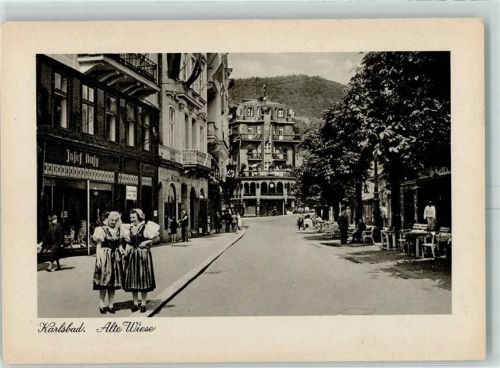Karlovy Vary Alte Wiese Tracht WK II