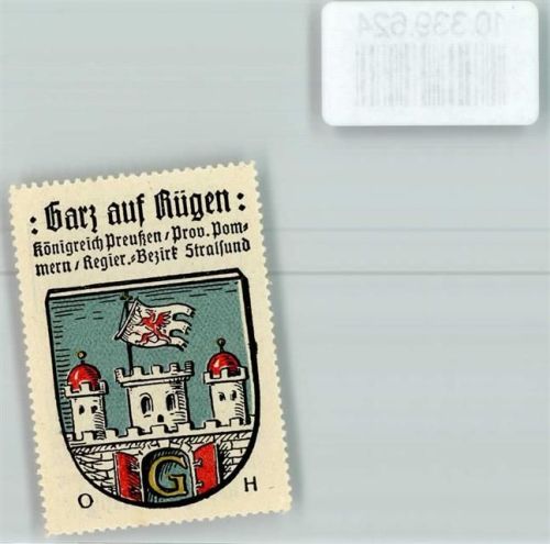 Garz Wappen Burg Kaffee HAG