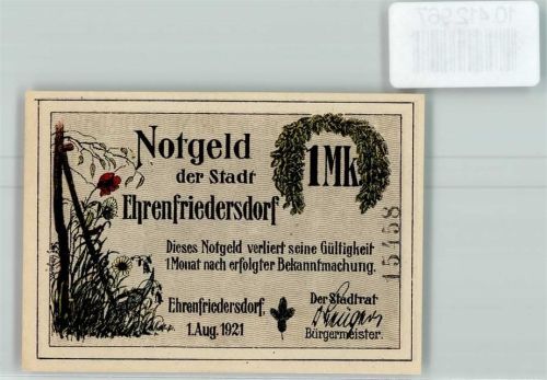 Ehrenfriedersdorf Notgeld