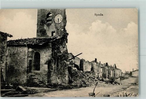 Vigneulles-les-Hattonchatel WK I zerstörte Gebäude Spada