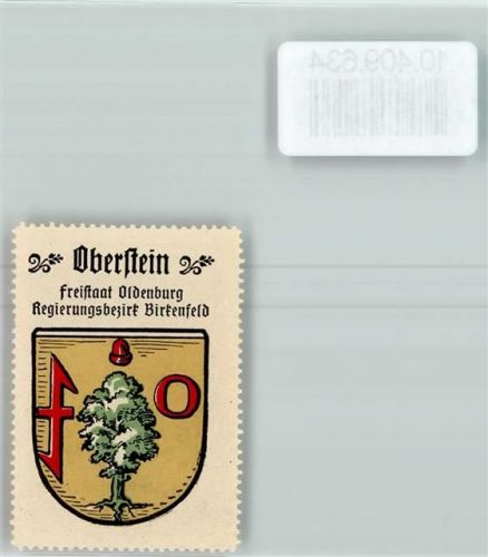 Idar-Oberstein Vignette Wappen Kaffee Hag ca 1920-1940