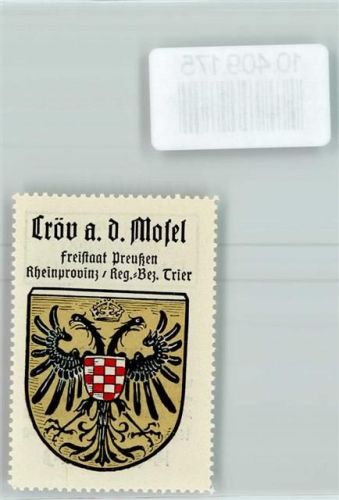 Kröv Vignette Wappen Kaffee Hag ca 1920-1940