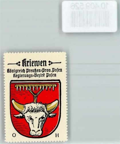 Kriewen Vignette Wappen Kaffee Hag ca 1920-1940