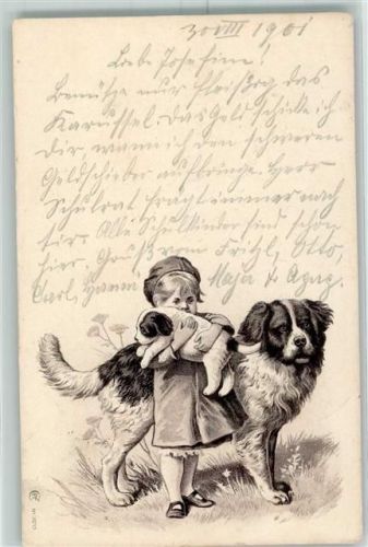 1901 Lithographie AK