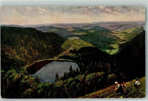 Feldberg-Seebuck Blick auf den Feldsee Nr. 203 Schwarzwaldserie III Blatt 6