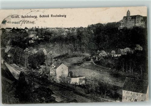 Rochsburg Schloß Rochsburg Bahnhof