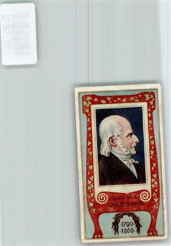 Sammelbild Serie 40 Bedeutende Schulmänner Nr. 5 Friedr. Wilhelm Diesterweg