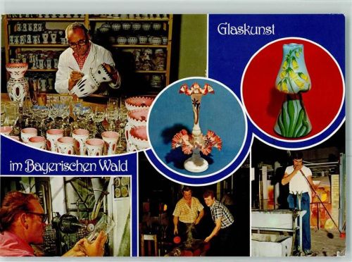 Frauenau 1984 Glaskunst im Glasmuseum AK