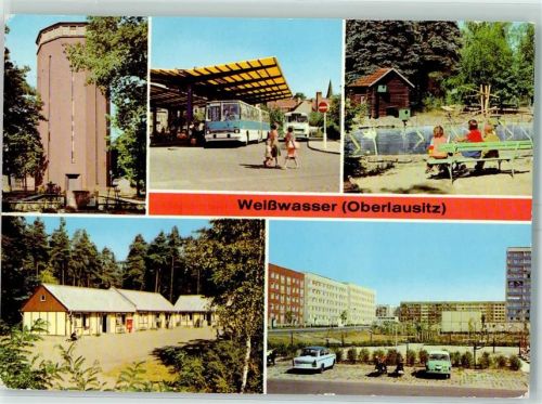 Weißwasser Wasserturm Busbahnhof Reisebusse Tierpark Pionierlager Philipp Müller