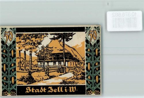 Zell Notgeldschein 50 Pfennig