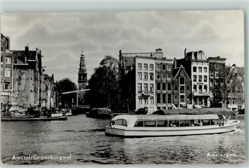 Amsterdam Amstel Groenburgwal Grachtenboot