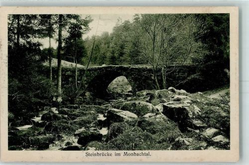 Monbach Steinbrücke Monbachtal
