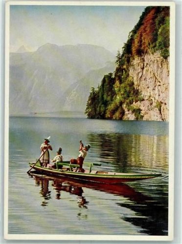 Königssee Malerwinkel Schönfeldspitze Ruderer