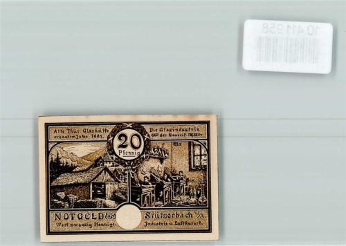 Stützerbach Notgeld Glashütte