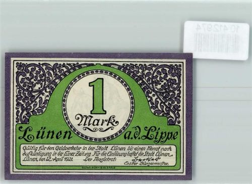 Lünen Notgeld