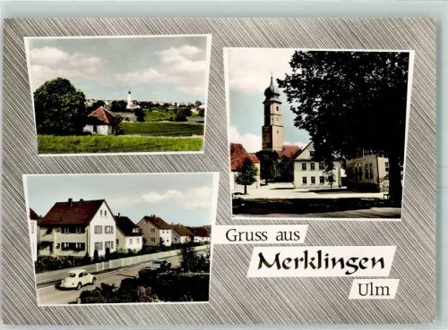 Merklingen Ortsmitte Bleichhaus Siedlungsweg VW Käfer
